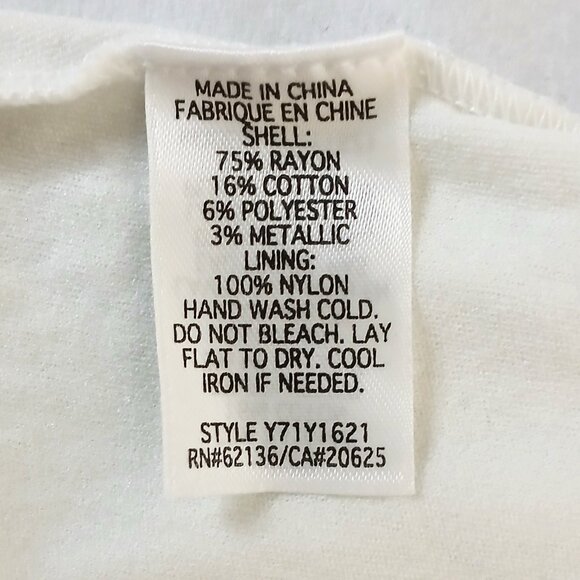 Guess Vintage Zig Zag Stretchy Metallic Gold Knit Fabric Belt Mini Dress Size S - Picture 12 of 16